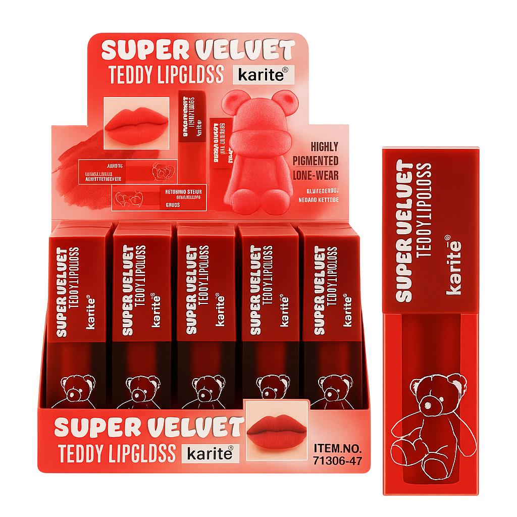 Tinta de labios velvet teddy KISS BEAUTY