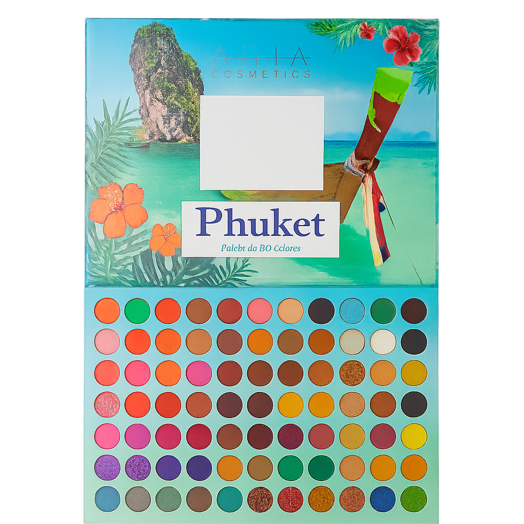 Paleta de sombras phunket ARIA COSMETICS