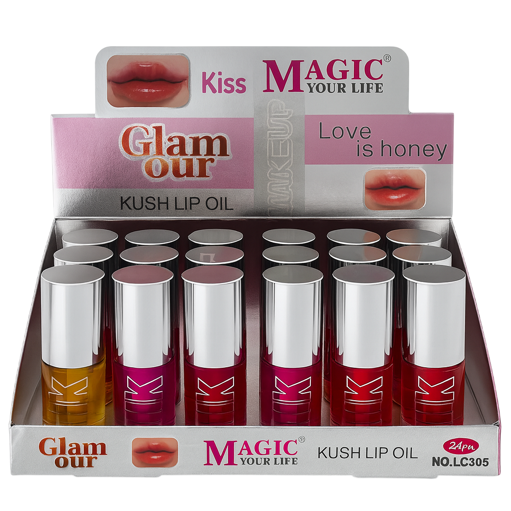 Caja de lip oil mágico milk MAGIC