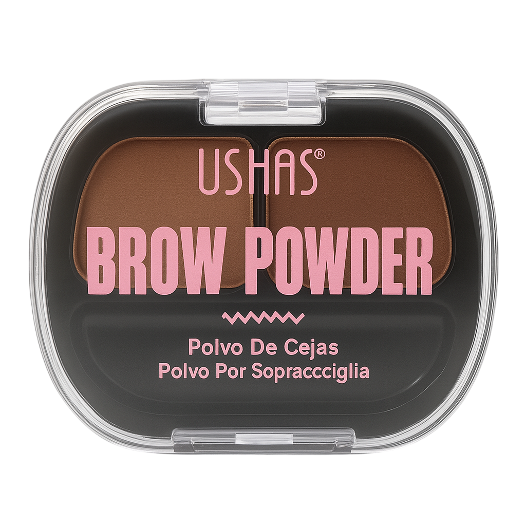 Dúo de sombras para cejas brow powder USHAS