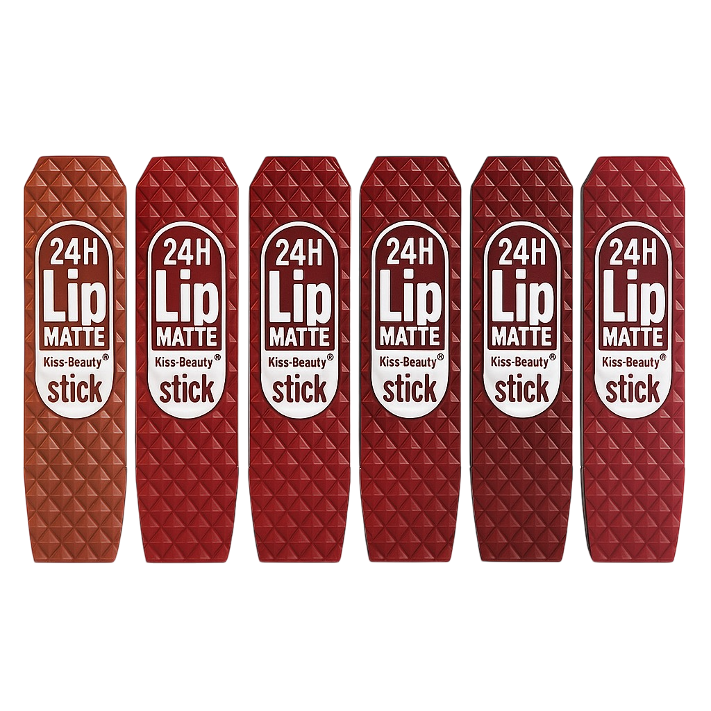 Labial en barra velvet 24H KISS BEAUTY