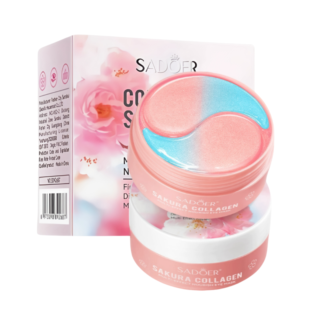 Parches para ojeras en tarro sakura SADOER