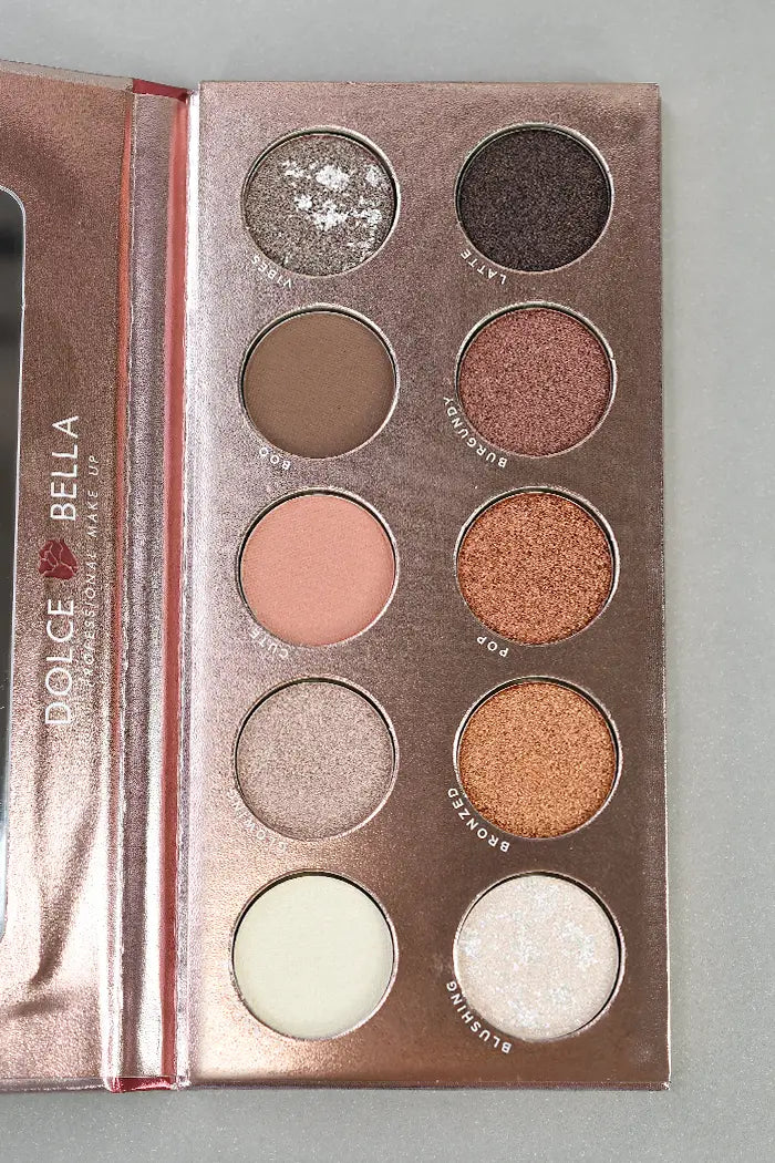 Paleta de sombra Inspired x 10 tonos DOLCE BELLA