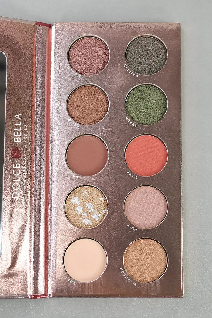 Paleta de sombra Inspired x 10 tonos DOLCE BELLA