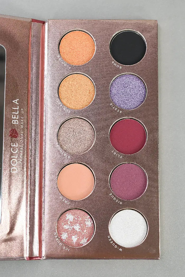 Paleta de sombra Inspired x 10 tonos DOLCE BELLA