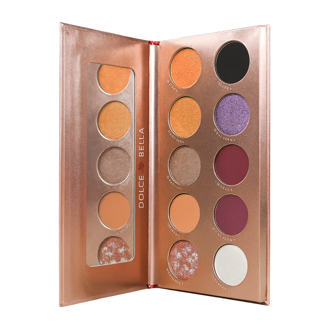 Paleta de sombra Inspired x 10 tonos DOLCE BELLA