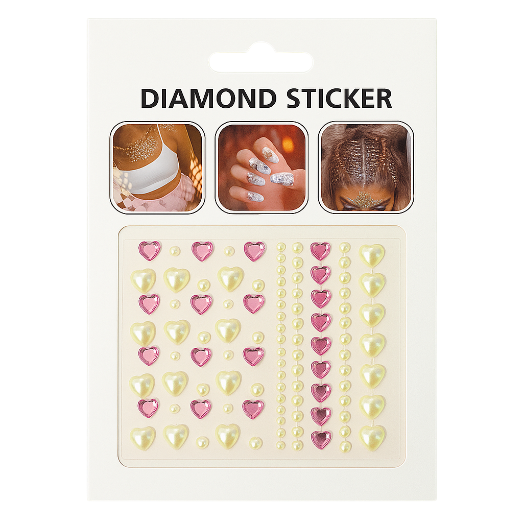 Gemas para el cabello, cara y uñas