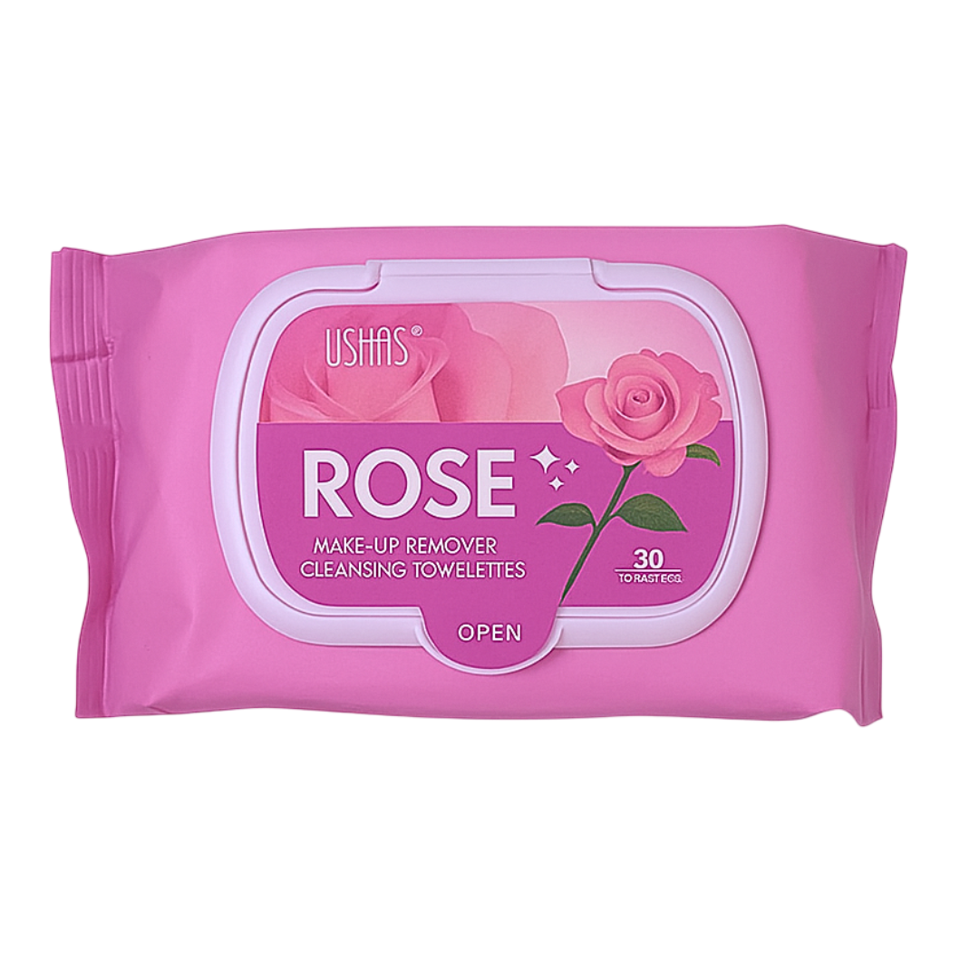 Toalla desmaquillante rose USHAS