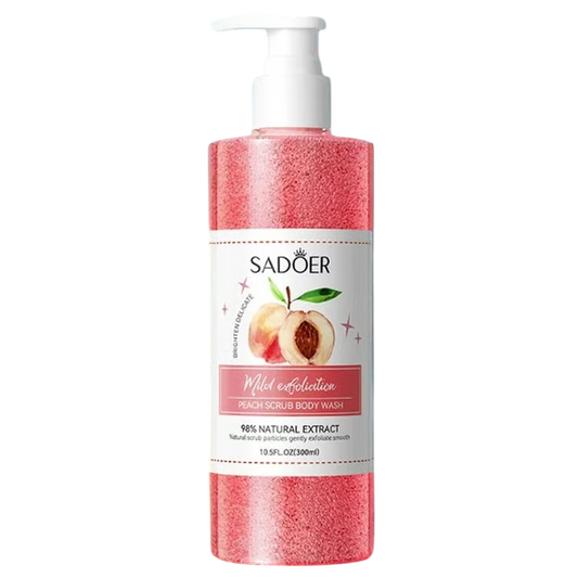 Gel de ducha exfoliante durazno SADOER