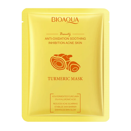 Mascarilla en velo de cúrcuma BIOAQUA