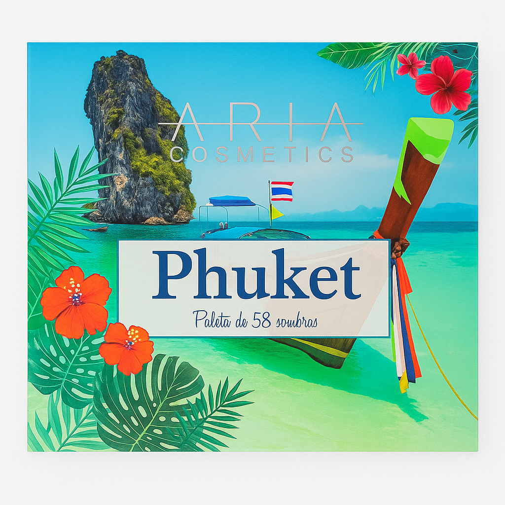 Paleta de sombras phunket ARIA COSMETICS