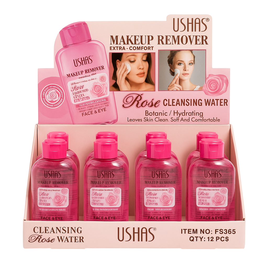Caja de agua micelar desmaquillante USHAS