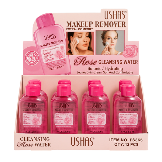 Caja de agua micelar desmaquillante USHAS