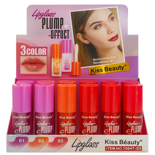 Caja de brillo voluminizador plump effect KISS BEAUTY