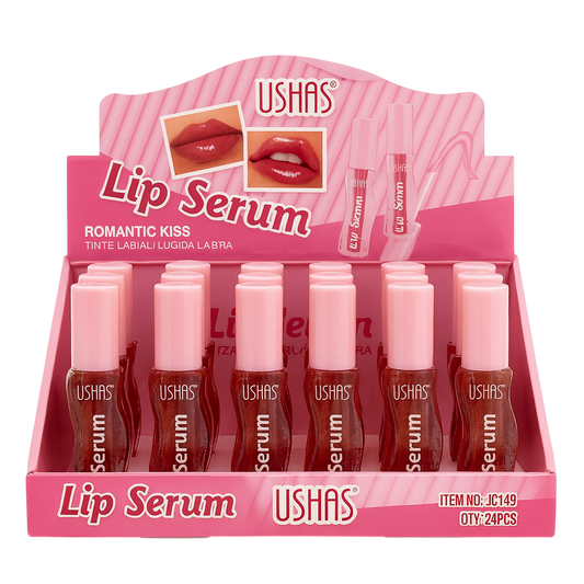 Caja de lip serum romantic kiss USHAS
