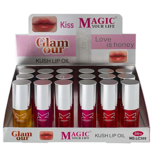 Caja de lip oil mágico milk MAGIC