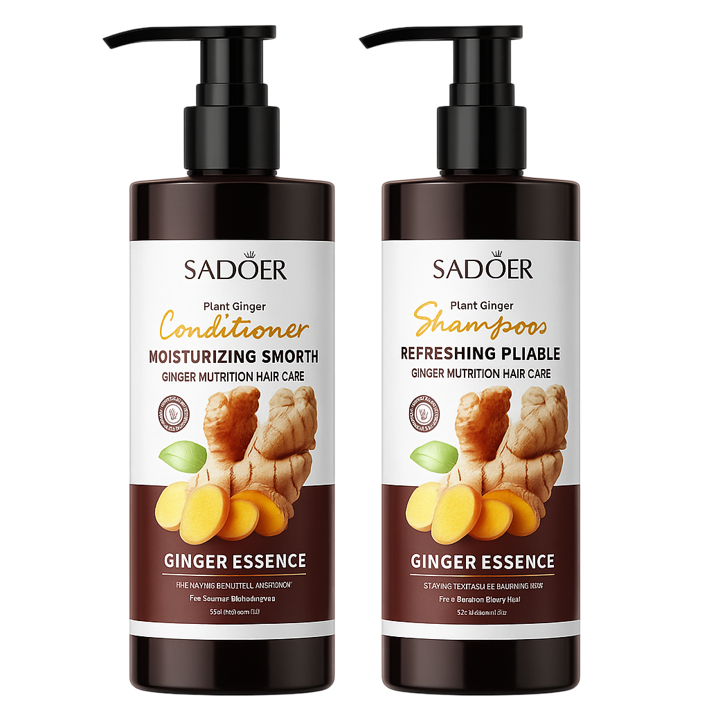 Shampoo + Acondicionador de jengibre SADOER