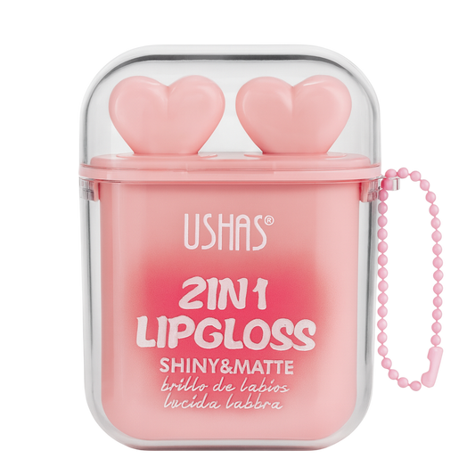 Duo labial airpods con llavero USHAS