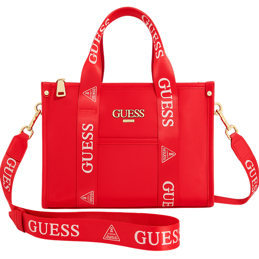 Cartera tote bag roja GUESS