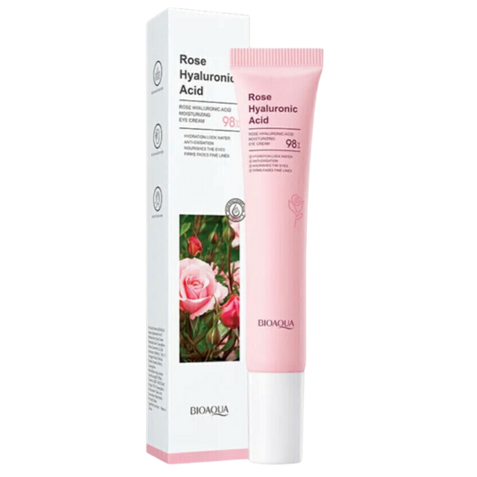 Contorno de ojos de rosas y acido hialuronico BIOAQUA