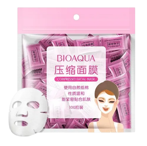 Paquete de mascarilla comprimida BIOAQUA
