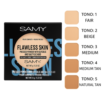 Polvo compacto piel mixta a grasa SAMY
