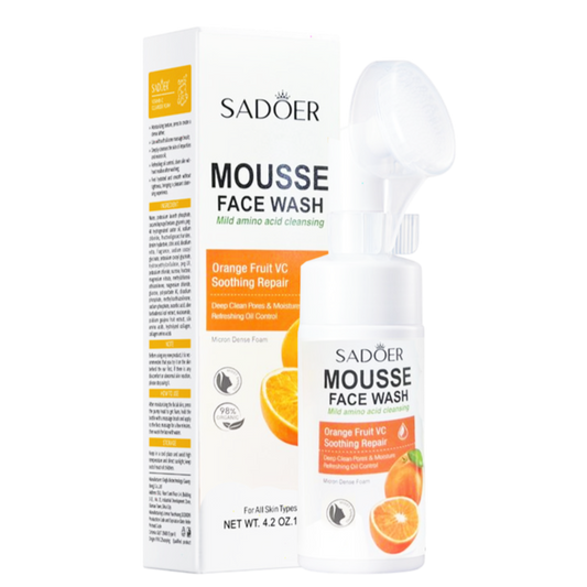 Jabón facial de vitamina C con cepillo SADOER