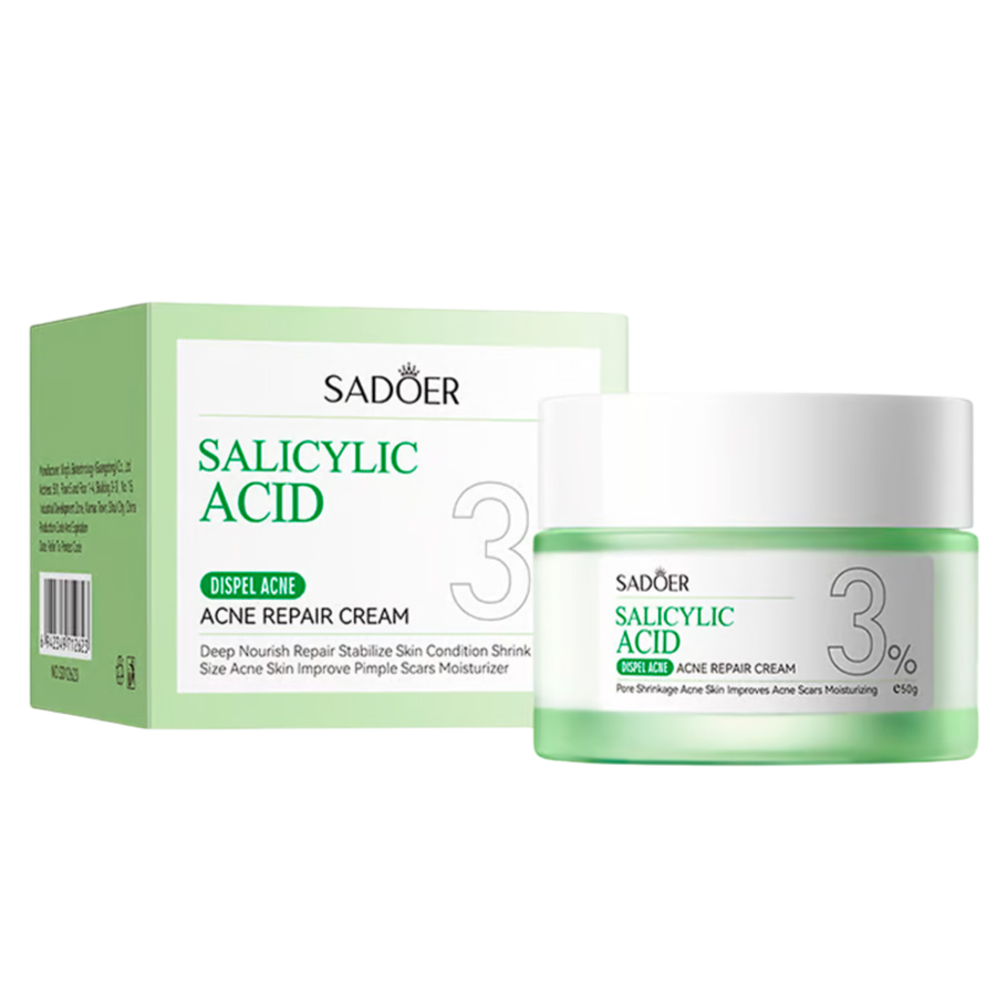 crema acido salicilico con centella asiatica y niacinamida SADOER
