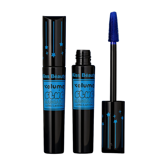 Mascara de pestañas volume azul KISS BEAUTY