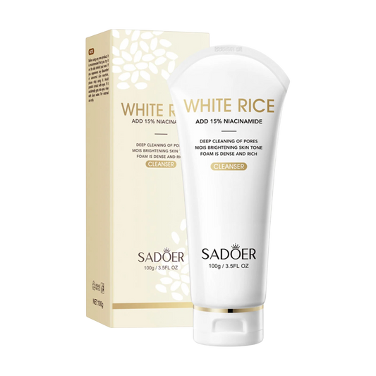 Jabon facial de arroz con 15% niacinamida SADOER