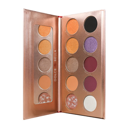 Paleta de sombra Inspired x 10 tonos DOLCE BELLA