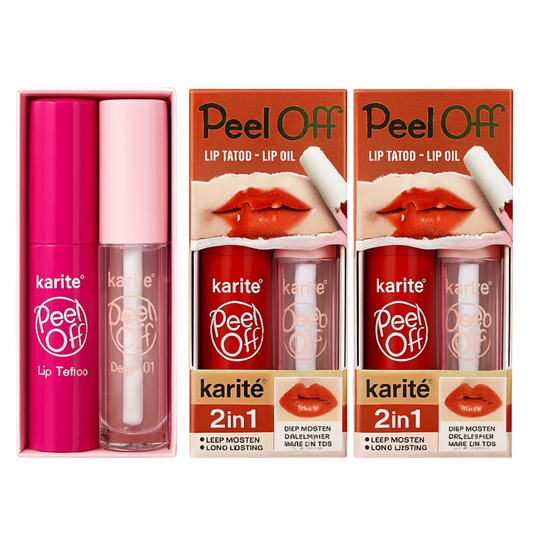 Lip tatto + lip oil peel off KARITE